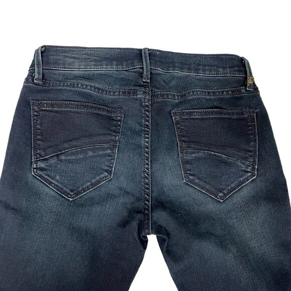 Driftwood Jeans Marilyn Classic Fit‎ Skinny Embroidered Raw Hem Women's 25 Denim - Picture 11 of 13